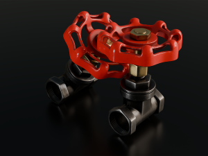 Industrial Valve 3D Model