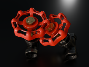 Industrial Valve 3D Model