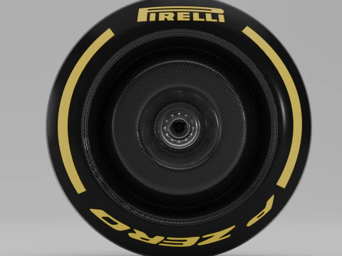 F1 Pirelli P Zero Tire 3D Model