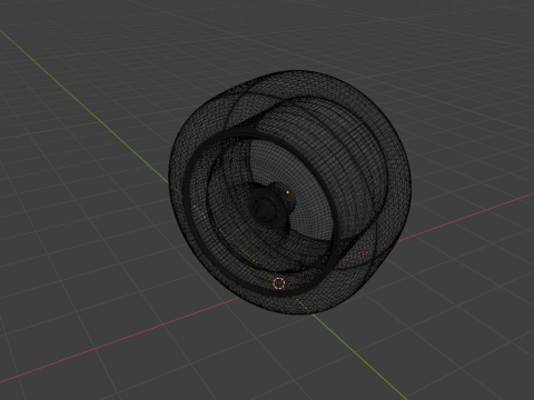 F1 Pirelli P Zero Tire 3D Modell