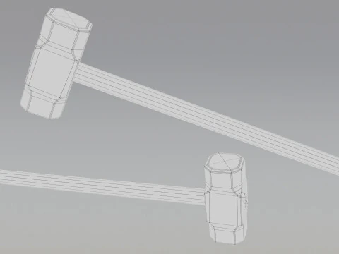 Fire equipment set 3D Model