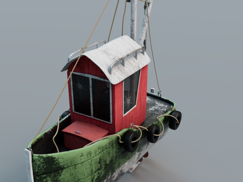 Tug boat Model 3D