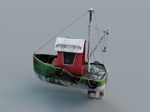 Tug boat Model 3D