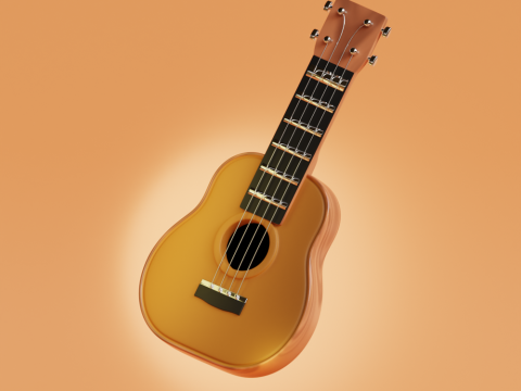 Guitar Modelo 3D