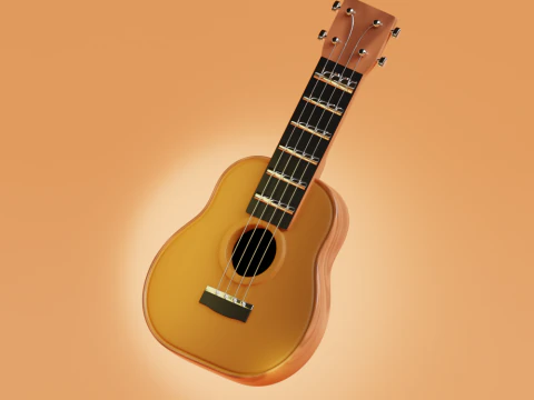 Gitara Model 3D