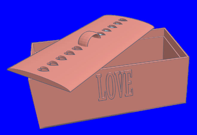 Jewellery box box Model 3D .c4d .max .obj .3ds .fbx .stl .blend 