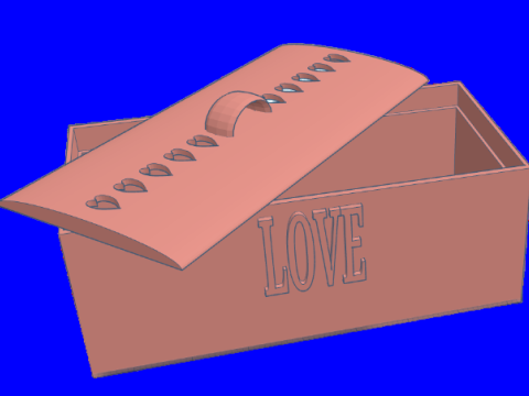 Jewellery box box 3D Модель