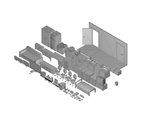 House Furniture pack 3D Модель