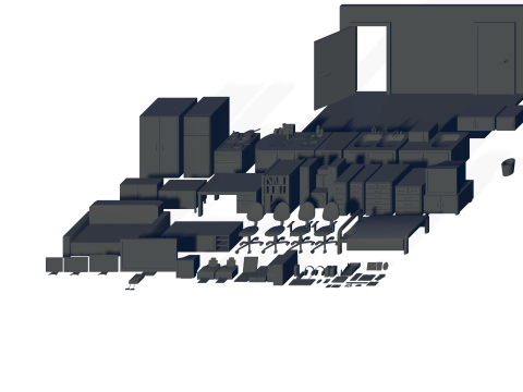 House Furniture pack 3D Модель