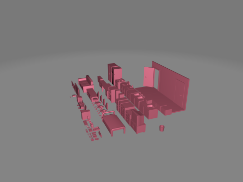 House Furniture pack 3D Модель
