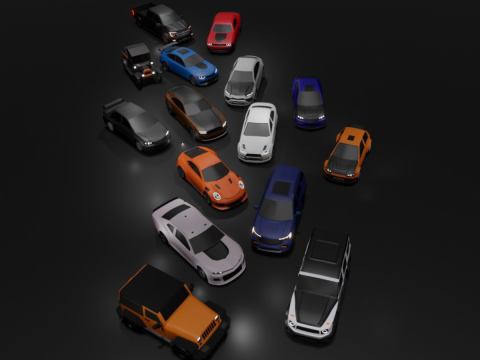The Ultimate car pack 3D Model