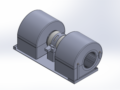 Exhaust fan motor 3D Модель