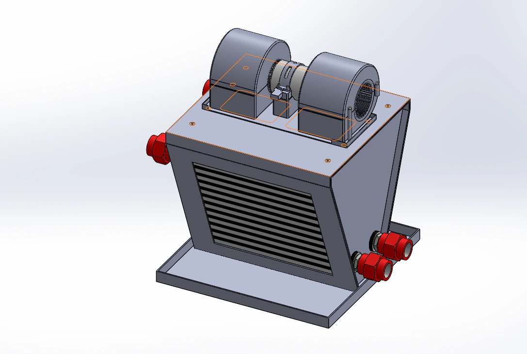 Air conditioning system 3D Model .c4d .max .obj .3ds .fbx .stl .blend 