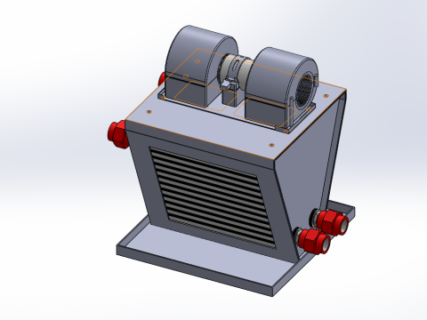 Air conditioning system 3D-Modell