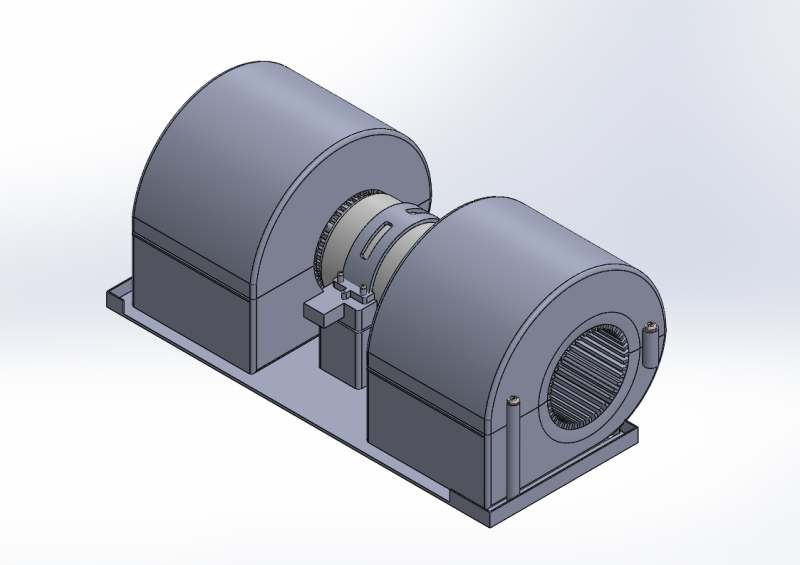 Snail fan motor 3D Модель .c4d .max .obj .3ds .fbx .stl .blend 