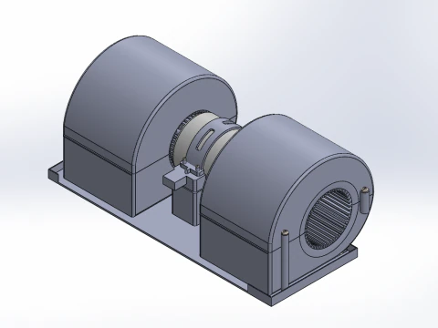 घोंघा पंखा मोटर 3D मॉडल