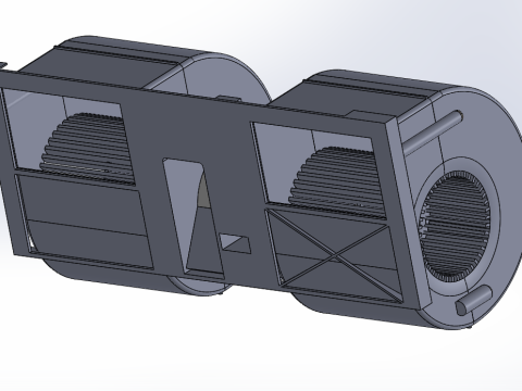 Snail fan motor 3D Модель