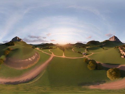 Skybox MEGA 100 Pack hdr hdri Skies sky Cartoon Stylize Landscape Clouds Panorama Unity Unreal CG Textures