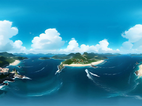 Skybox MEGA 100 Pack hdr hdri Skies sky Cartoon Stylize Landscape Clouds Panorama Unity Unreal CG Textures