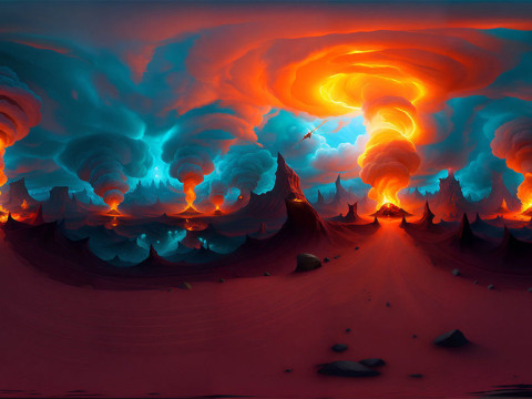 Skybox MEGA 100 Pack hdr hdri Skies sky Cartoon Stylize Landscape Clouds Panorama Unity Unreal CG Textures
