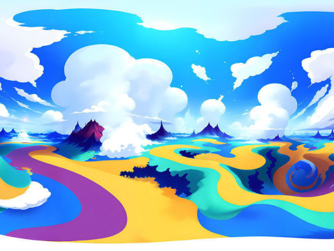 Skybox MEGA 100 Pack hdr hdri Skies sky Cartoon Stylize Landscape Clouds Panorama Unity Unreal CG Textures