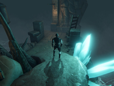 Caves Environment for Dungeon Top-Down Unity3D Unreal Engine Model 3D