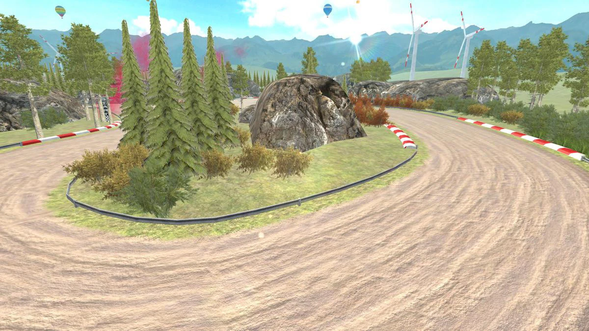 Race Rally Track Road Environment Pack For Mobile Games for Unity3d Low-poly 3D Model .c4d .max .obj .3ds .fbx .stl .blend 