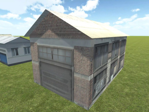 Warehouse Building Pack 7 Different Model Mobile Friendly unity3 3D-Modell