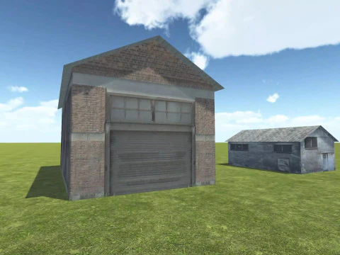 Warehouse Building Pack 7 Different Model Mobile Friendly unity3 3D Model