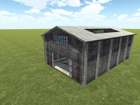 Warehouse Building Pack 7 Different Model Mobile Friendly unity3 3D-Modell