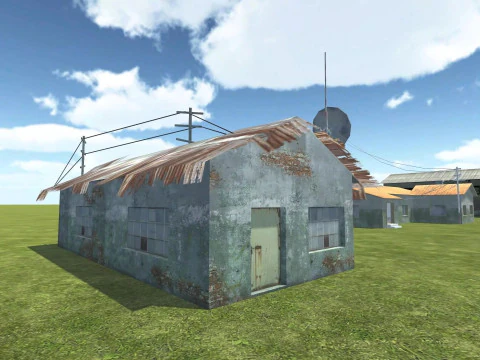 Warehouse Building Pack 7 Different Model Mobile Friendly unity3 3D Model
