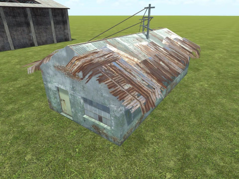 Warehouse Building Pack 7 Different Model Mobile Friendly unity3 3D-Modell