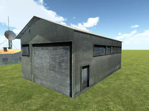 Warehouse Building Pack 7 Different Model Mobile Friendly unity3 3D-Modell
