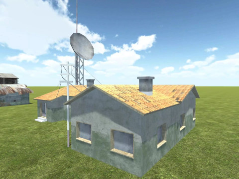 Warehouse Building Pack 7 Different Model Mobile Friendly unity3 3D-Modell