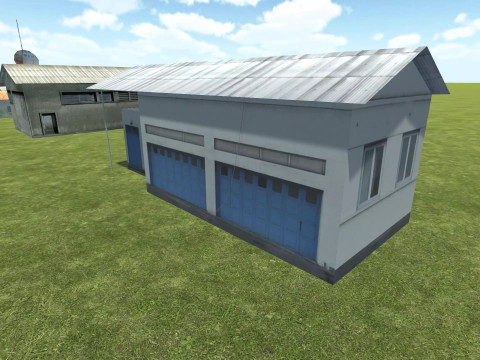 Warehouse Building Pack 7 Different Model Mobile Friendly unity3 3D-Modell