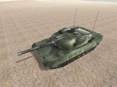 Tank Military Lowpoly army tank 3D Model