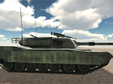 Tank Military Lowpoly army tank 3D Модель