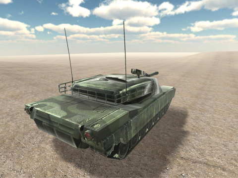 Tank Military Lowpoly army tank 3D Модель