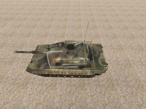 Tank Military Lowpoly army tank 3D Модель