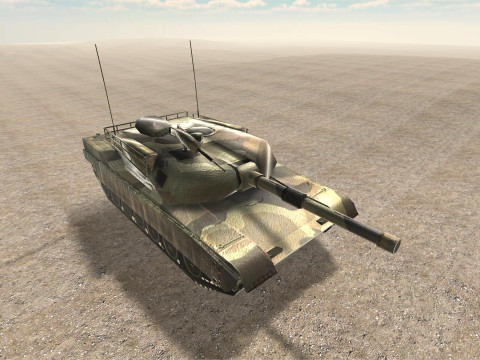 Tank Military Lowpoly army tank 3D Модель