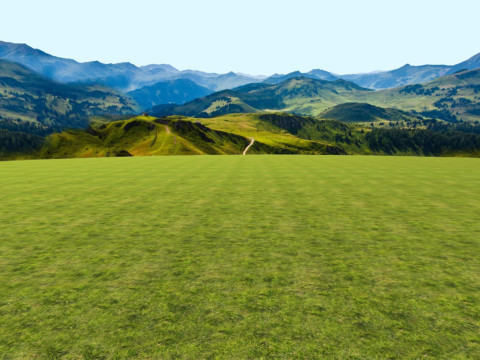 Mobile Mountain Background Pack Lowpoly Game-Ready Mobile Modelo 3D