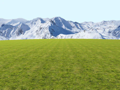 Mobile Mountain Background Pack Lowpoly Game-Ready Mobile 3D Model