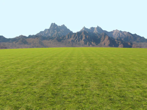 Mobile Mountain Background Pack Lowpoly Game-Ready Mobile 3D Model