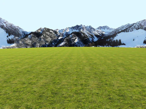 Mobile Mountain Background Pack Lowpoly Game-Ready Mobile 3D Model