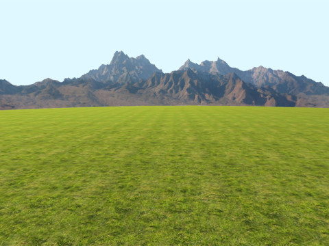Mobile Mountain Background Pack Lowpoly Game-Ready Mobile Modelo 3D