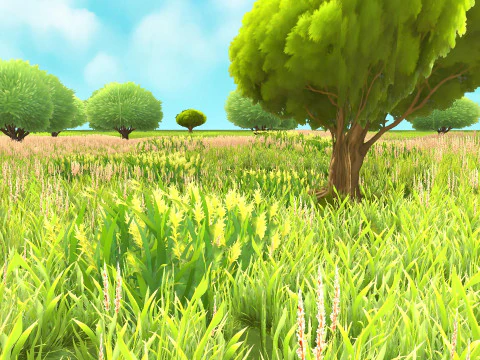 Grass Plants Mega Pack Shader Mobile Ready Unity Unreal Engine CG Textures