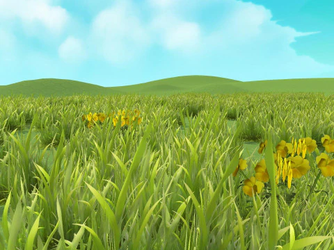 Grass Plants Mega Pack Shader Mobile Ready Unity Unreal Engine CG Textures