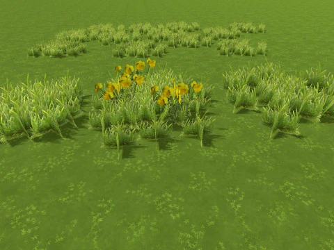 Grass Plants Mega Pack Shader Mobile Ready Unity Unreal Engine CG Textures