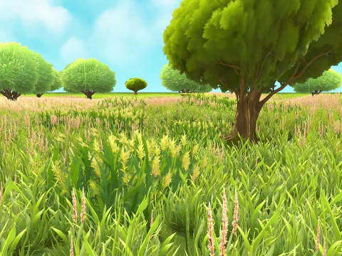 Grass Plants Mega Pack Shader Mobile Ready Unity Unreal Engine CG Textures