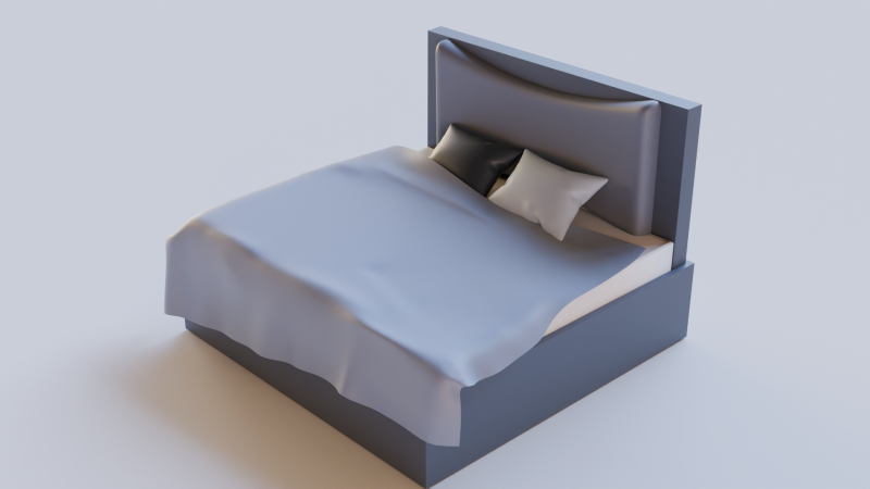 Bed Modello 3D .c4d .max .obj .3ds .fbx .stl .blend 